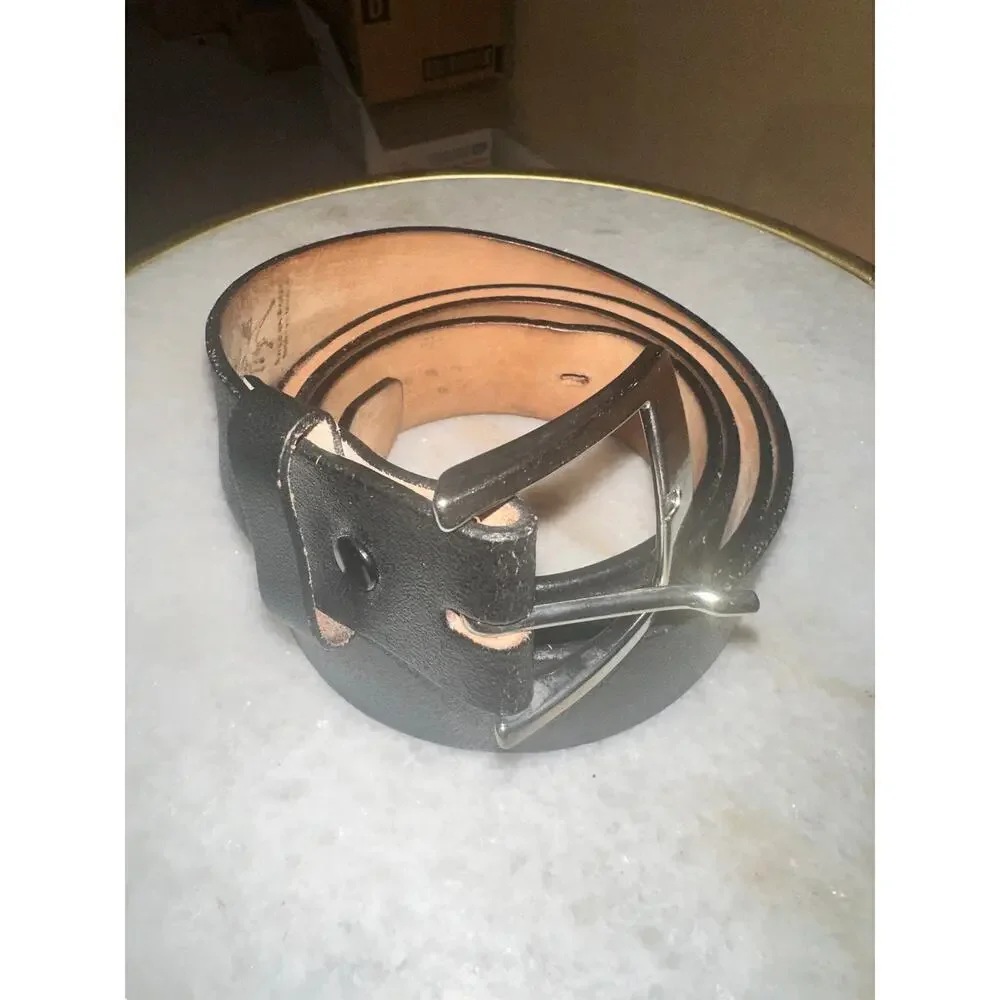52” Cinturones MADFLOUR Premium Leather Belt with Stn Steel Bkle - Big & Tall
